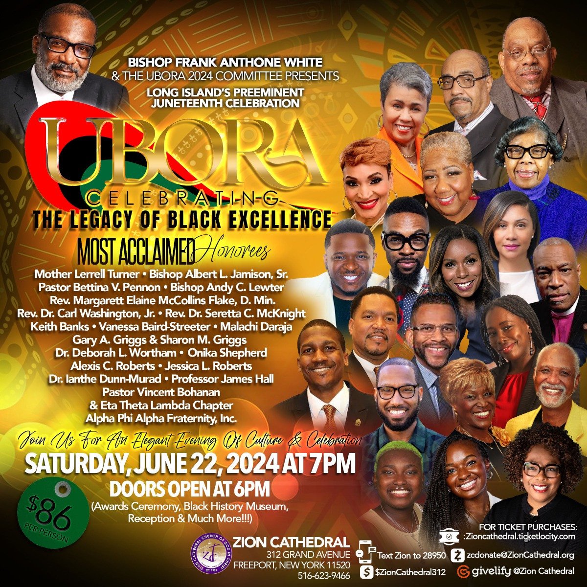 Celebrate Juneteenth with Zion Cathedral's UBORA 2024 Event!