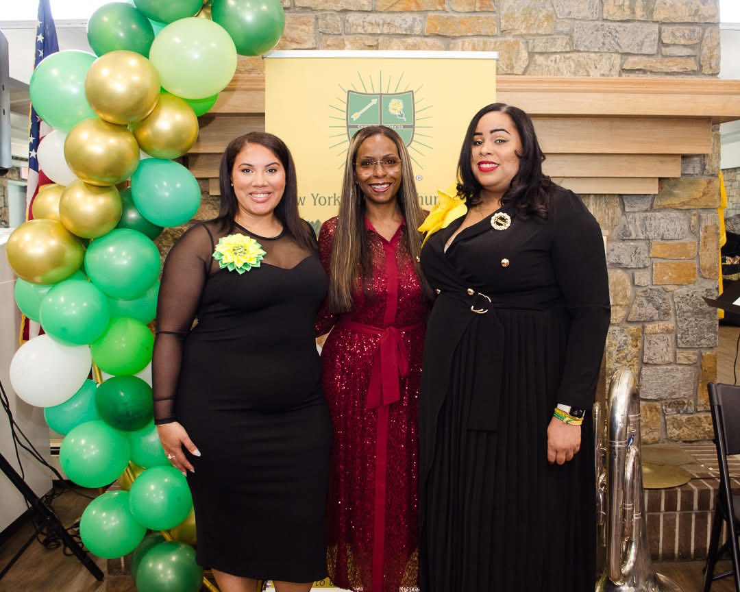 Vanessa Baird-Streeter and New York Chapter CHUMS, Inc. leadership