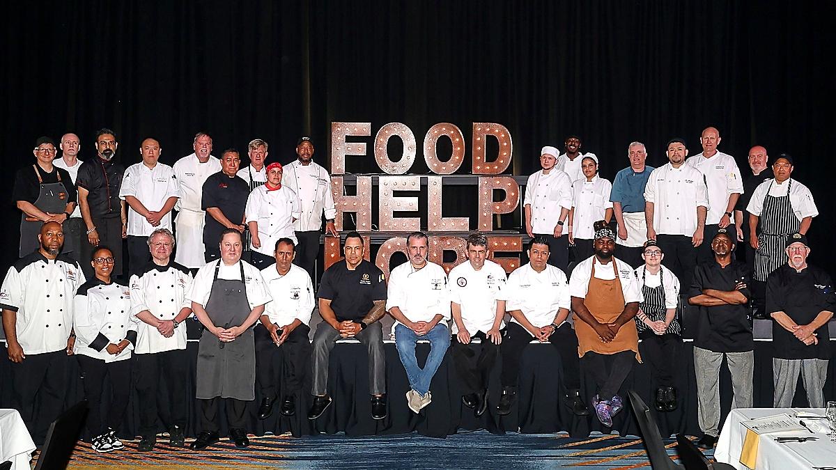 Atlantic City chefs and casino leaders at Meal on a Mission benefiting the Community FoodBank of New Jersey