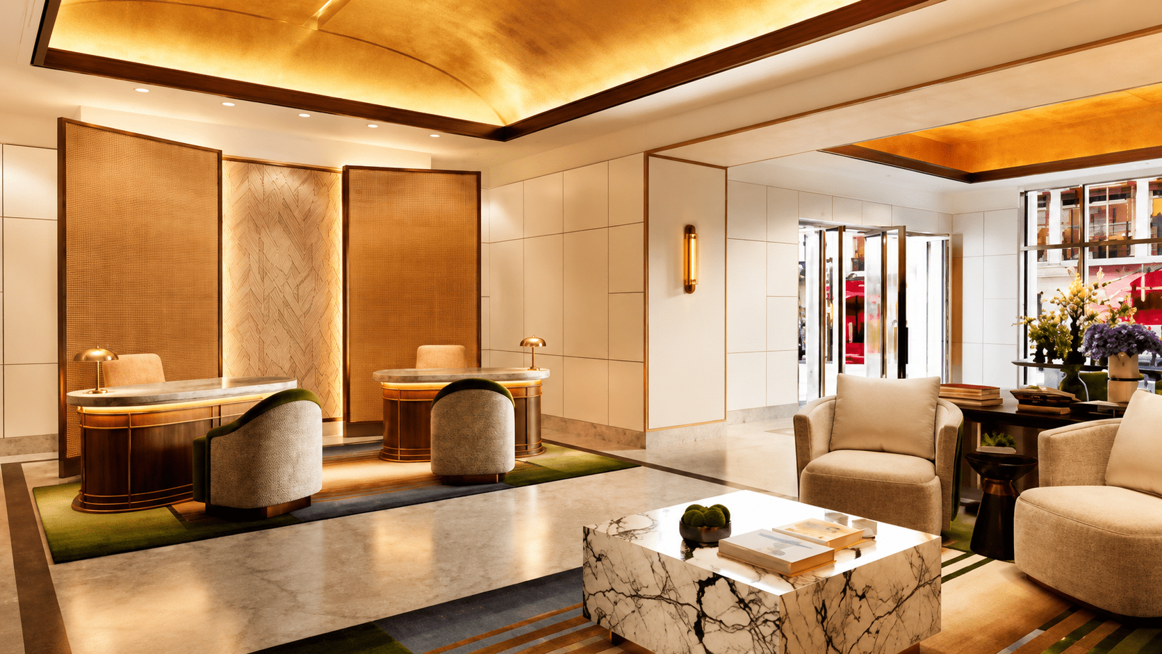 Millennium Premier Hotel New York Times Square reopening lobby after renovation