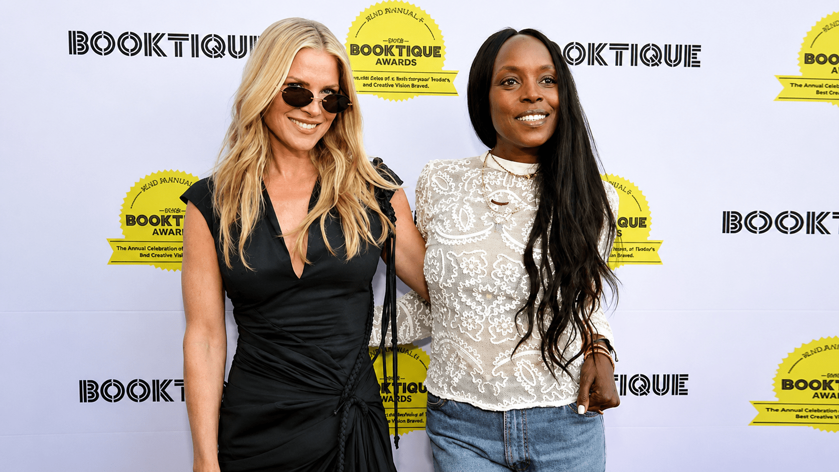 LOS ANGELES, CALIFORNIA - JUNE 09: (L-R) Ali Larter and Nyakio Grieco attend the 2026 Booktique Awards at Chateau Marmont on June 09, 2026 in Los Angeles, California. (Photo by John Sciulli/Getty Images for Booktique)