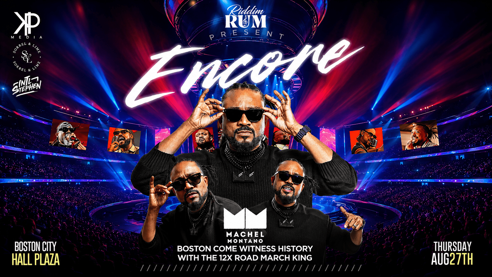 Machel Montano performing live at Riddim & Rum in Boston