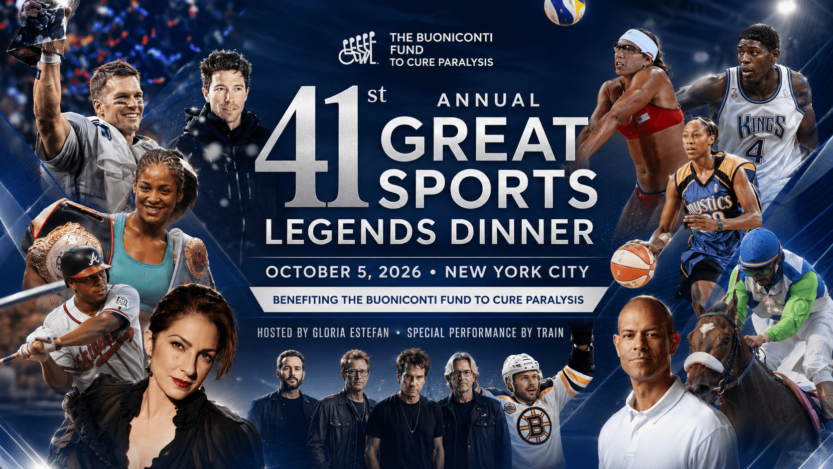 Gloria Estefan represents the Great Sports Legends Dinner benefiting The Buoniconti Fund to Cure Paralysis in New York City.
